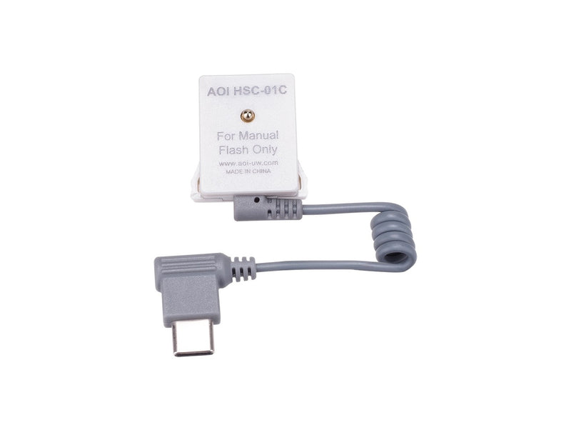 AOI Hot Shoe Connector for OMS Cameras with USB - C Connector and RC Functions