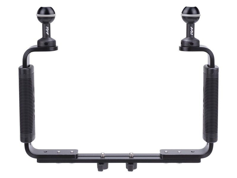 AOI 220mm Tray with Double Handles -  02 - Black Color