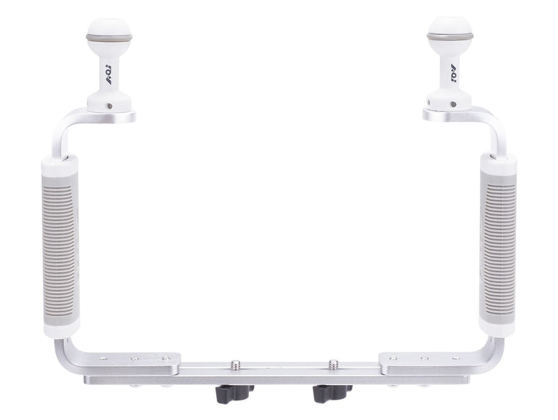 AOI 220mm Tray with Double Handles -  02 - Silver Color