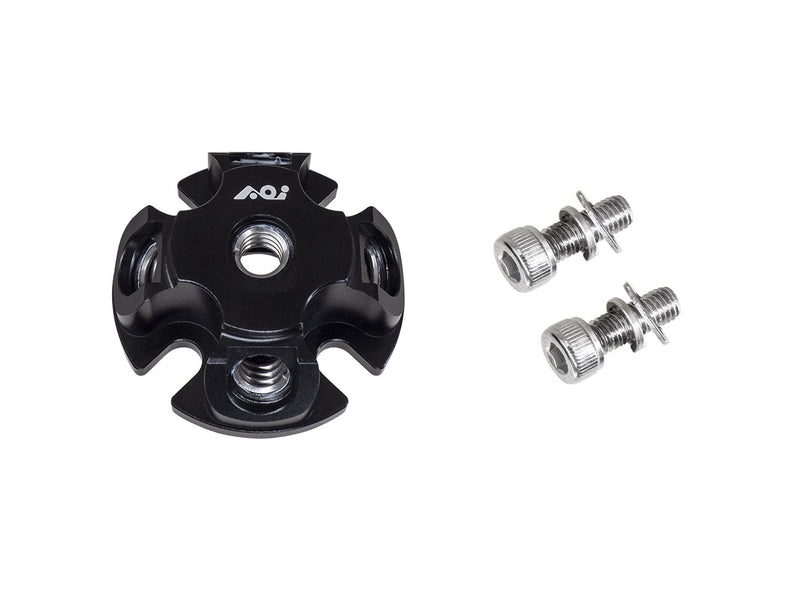 AOI Multi - direction 1/4" Mounting Base - Black Color