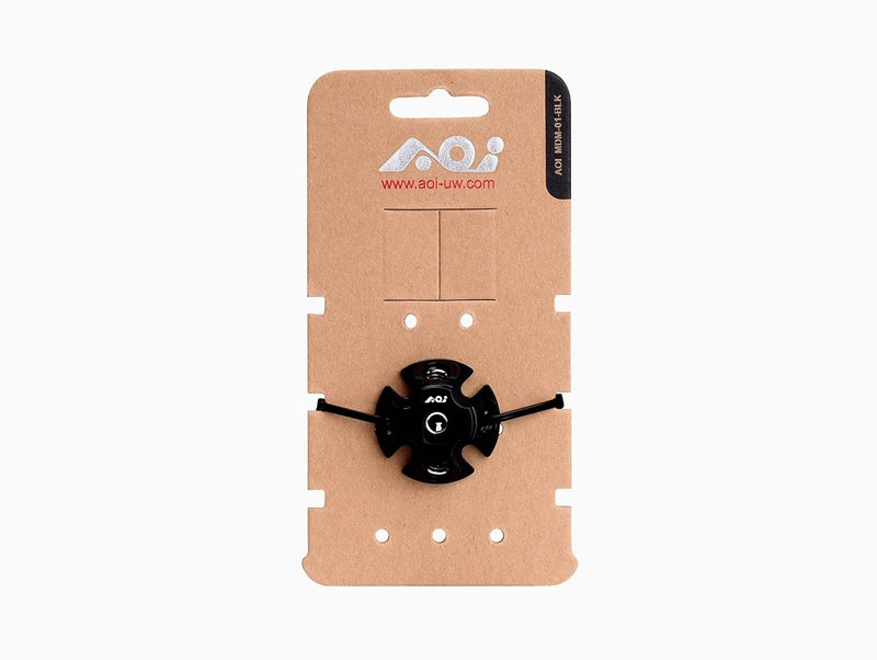 AOI Multi - direction 1/4" Mounting Base - Black Color