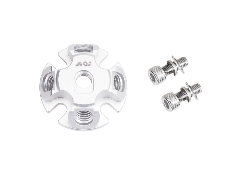 AOI Multi - direction 1/4" Mounting Base - Silver Color