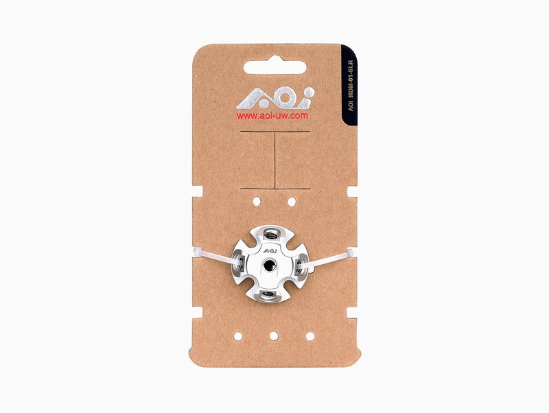 AOI Multi - direction 1/4" Mounting Base - Silver Color