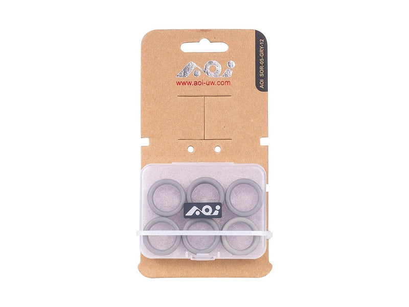 AOI Spare O - Ring for 1" Ball - Gray Color - 12pcs