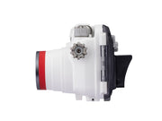 AOI UH-R50 Underwater Housing White - side view
