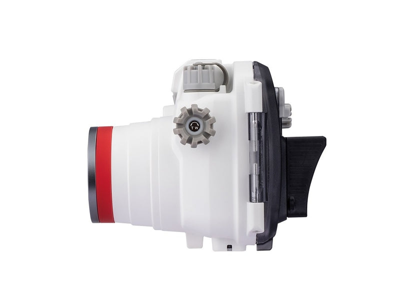 AOI UH-R50 Underwater Housing White - side view