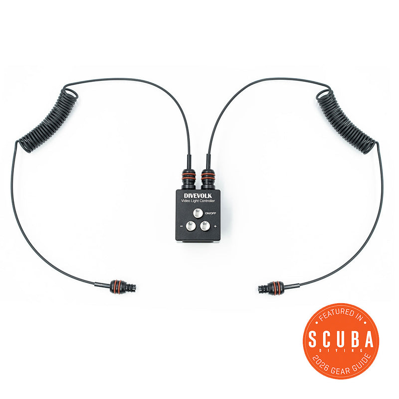 DIVEVOLK Remote Control with Optic Fibre Cable for SL50/SL120