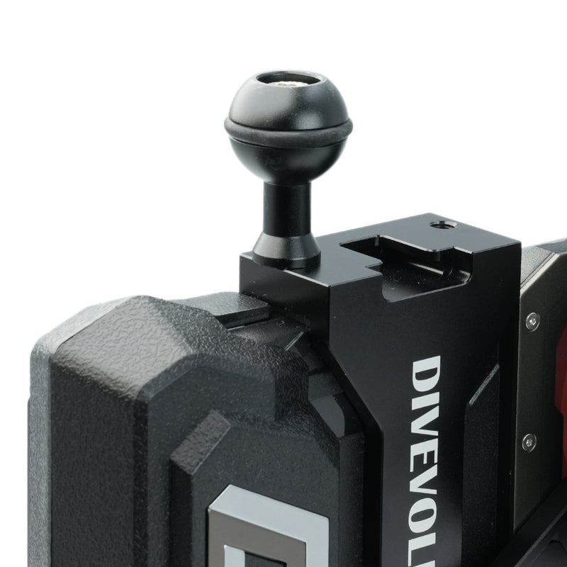 DIVEVOLK M6 and 1/4" Tread Ball Head