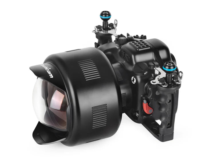 Nauticam N120/N100 0.36x Wide Angle Conversion Port with Integrated Float Collar and Interchangeable Port Mounting Ring - (WACP-1B)