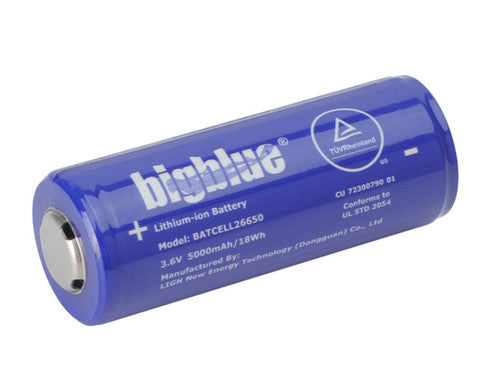 BigBlue BATCELL26650