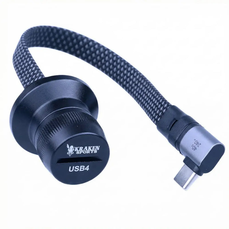 Kraken USB4 PD Charging and High Speed Transfer Bulkhead (M24)