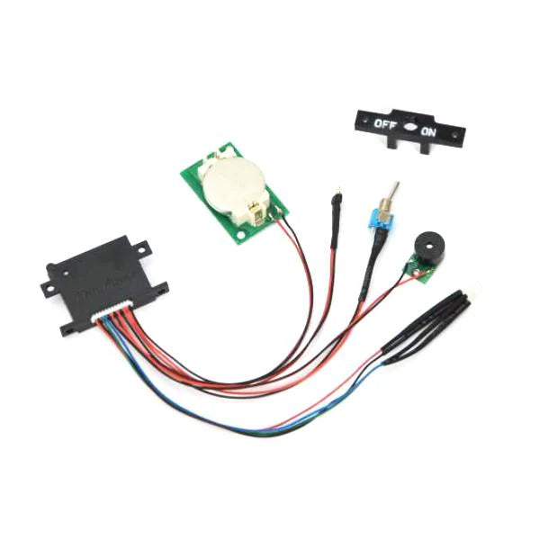 Nauticam Vacuum Detection/Moisture Alarm PCB set (incl. on/off switch and mount, buzzer, moisture sensor, CR2450 battery Holder and 4 colour LED; 2pcs Panasonic CR 2450 batteries incl.)