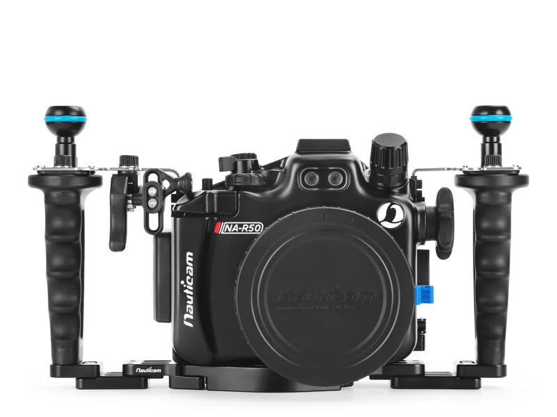NAUTICAM NA-R50 Housing for Canon EOS R50 with RF-S 18-45 F4.5-6.3 IS STM Lens