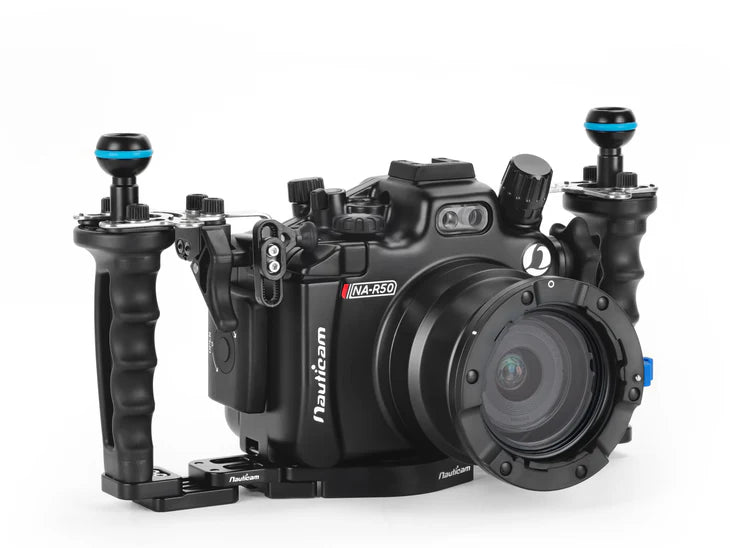NAUTICAM NA-R50 Housing for Canon EOS R50 with RF-S 18-45 F4.5-6.3 IS STM Lens