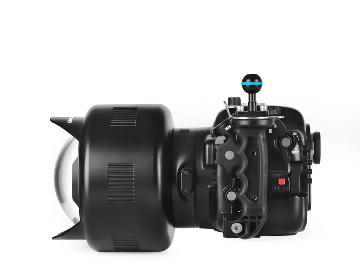 Nauticam N120/N100 0.36x Wide Angle Conversion Port with Integrated Float Collar and Interchangeable Port Mounting Ring - (WACP-1B)