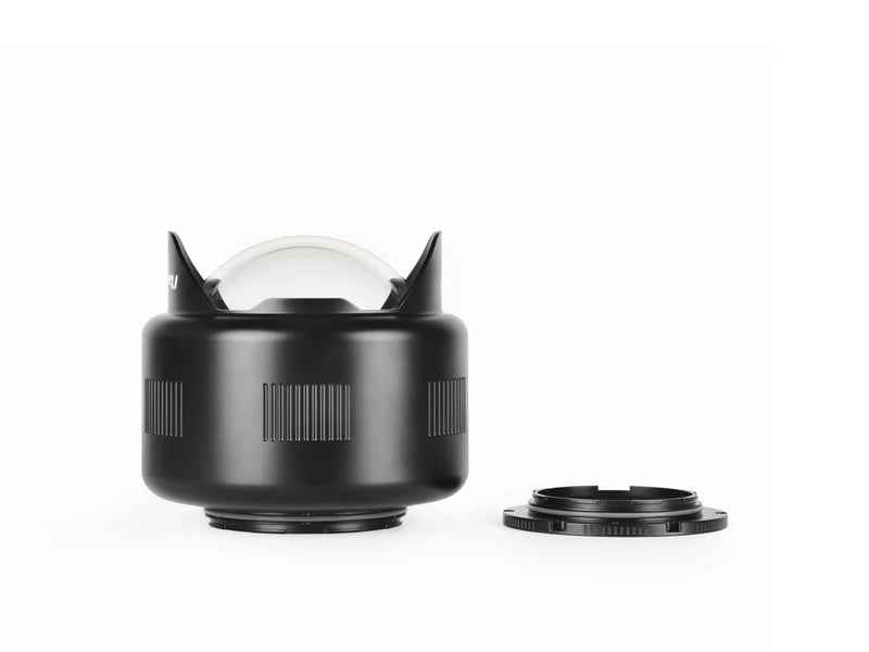 Nauticam N120/N100 0.36x Wide Angle Conversion Port with Integrated Float Collar and Interchangeable Port Mounting Ring - (WACP-1B)