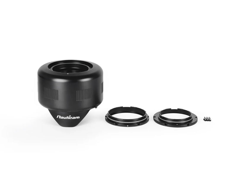 Nauticam N120/N100 0.36x Wide Angle Conversion Port with Integrated Float Collar and Interchangeable Port Mounting Ring - (WACP-1B)