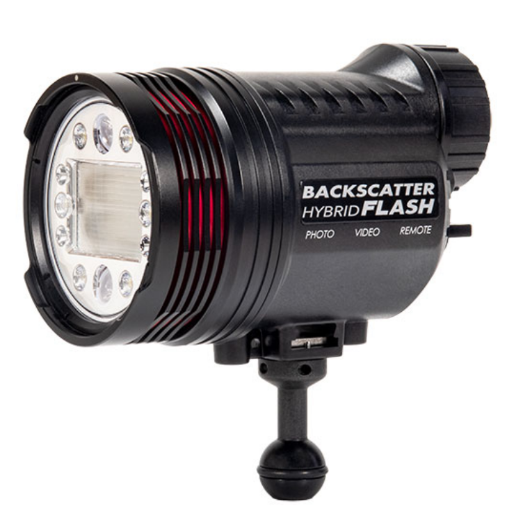 Backscatter Hybrid Flash Underwater Strobe & Video Light